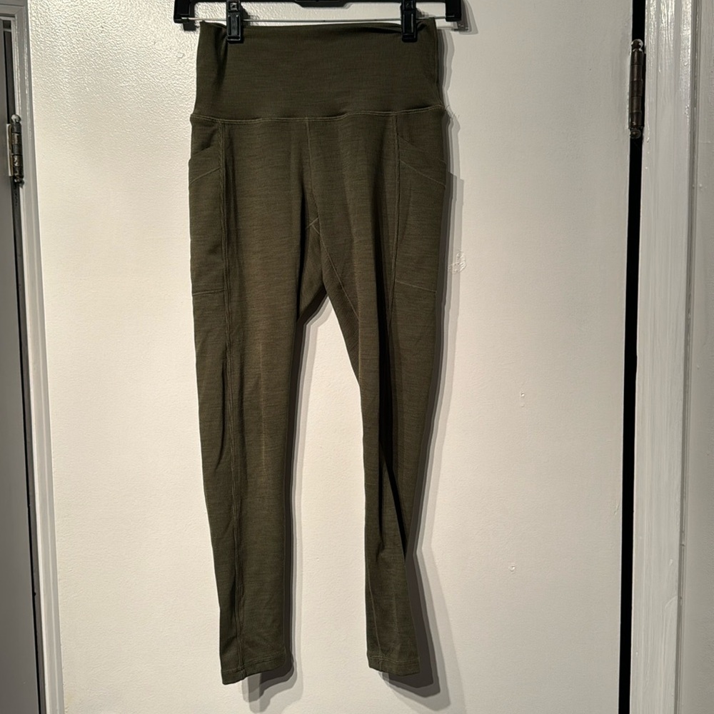 PrAna Becksa leggings size small olive